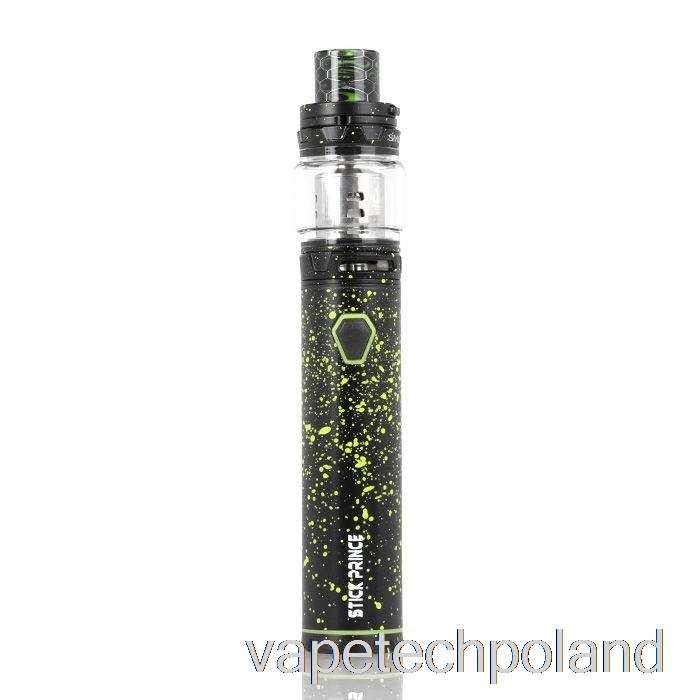 Vape Polska Zestaw Smok Stick Prince - Długopis Tfv12 Prince Czarny Z Zielonym Sprayem
